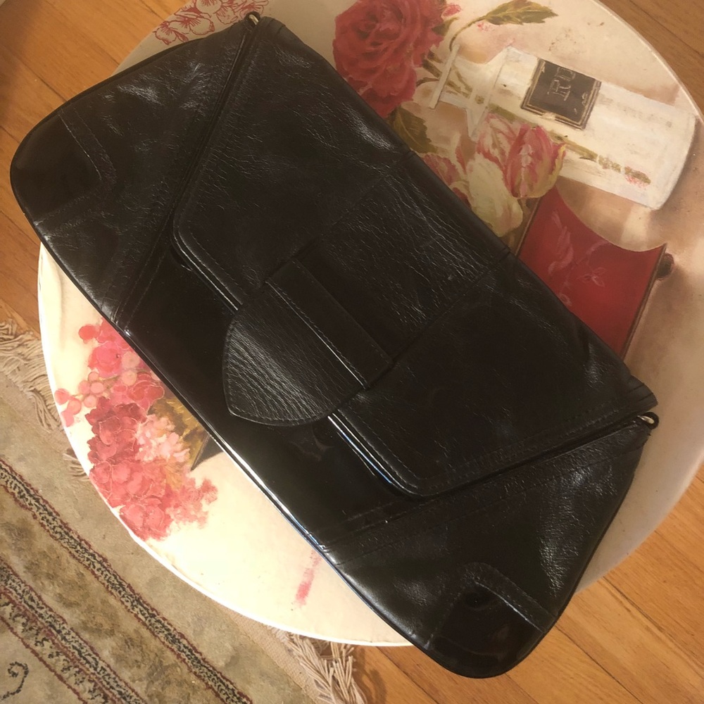 Bebe Black Leather Bag